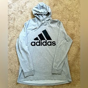 Lightweight grey Adidas hoodie